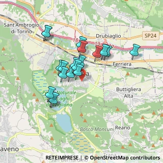 Mappa Via Benetti, 10051 Avigliana TO, Italia (1.6475)