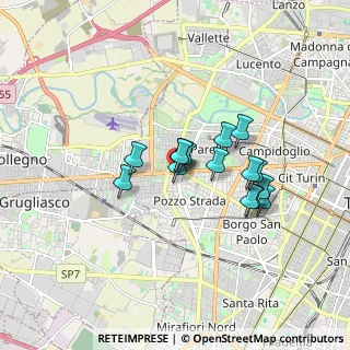 Mappa Corso Francia, 10141 Torino TO, Italia (1.26933)