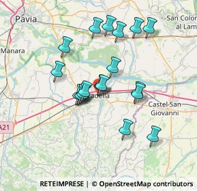 Mappa , 27049 Stradella PV, Italia (6.15789)