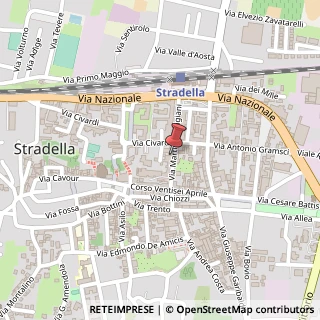 Mappa Via Martiri Partigiani, 34, 27049 Stradella, Pavia (Lombardia)