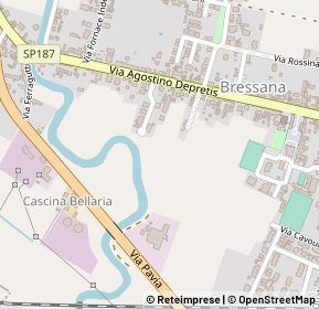 Mappa Via fornace del bo, 27042 Bressana Bottarone PV, Italia (0.25769)