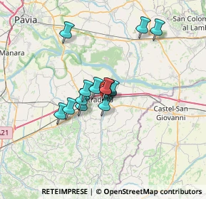 Mappa Via Giuseppe Verdi, 27049 Stradella PV, Italia (4.58714)