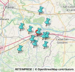 Mappa Via Giuseppe Verdi, 27049 Stradella PV, Italia (5.32091)