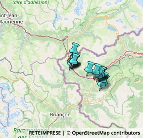 Mappa Via Gen. Cantore, 10052 Bardonecchia TO, Italia (8.24667)