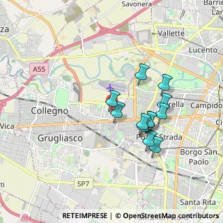 Mappa Via Luigi Galvani, 10093 Collegno TO, Italia (1.53667)