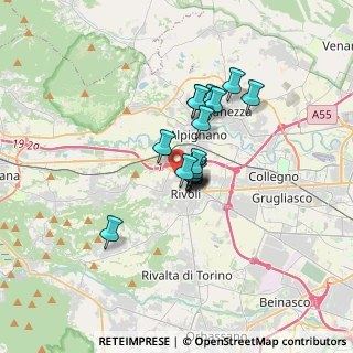 Mappa Via Gorizia, 10098 Rivoli TO, Italia (2.12059)