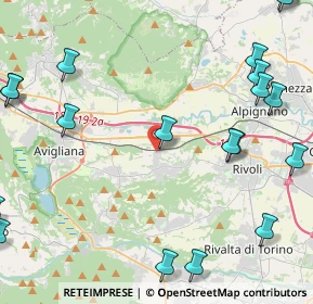 Mappa Via Nino Costa, 10090 Rosta TO, Italia (6.4585)