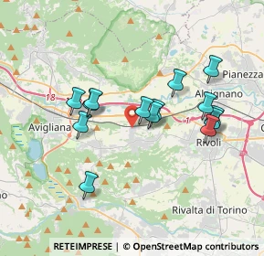 Mappa Via Nino Costa, 10090 Rosta TO, Italia (3.27214)