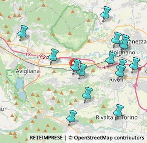 Mappa Via Nino Costa, 10090 Rosta TO, Italia (4.53933)