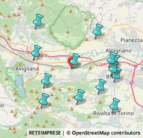 Mappa Via Nino Costa, 10090 Rosta TO, Italia (4.30154)