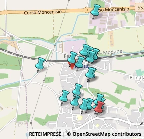 Mappa Via Nino Costa, 10090 Rosta TO, Italia (0.4265)