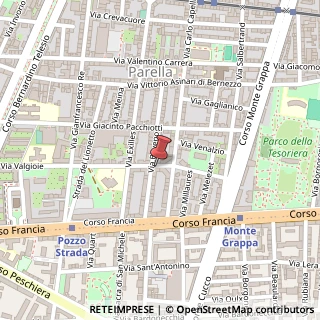 Mappa Via Valgioie, 21 C, 10146 Torino, Torino (Piemonte)