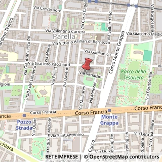 Mappa Via Venalzio, 13, 10146 Torino, Torino (Piemonte)
