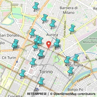 Mappa Fermata 84 - PORTA PALAZZO NORD, 10152 Torino TO, Italia (1.0605)