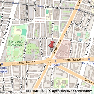 Mappa Via Zumaglia, 3, 10145 Torino, Torino (Piemonte)