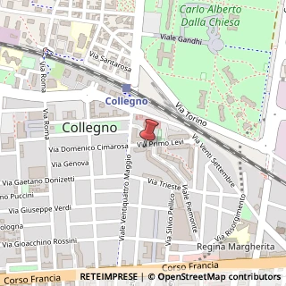 Mappa Via Primo Levi, 6, 10093 Collegno, Torino (Piemonte)