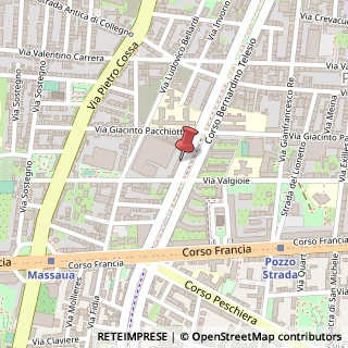 Mappa Corso Bernardino Telesio, 25, 10146 Torino, Torino (Piemonte)