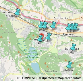 Mappa Via Madonna delle Grazie, 10051 Avigliana TO, Italia (2.04615)