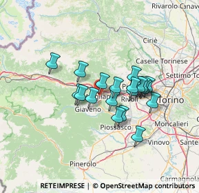 Mappa Via Madonna delle Grazie, 10051 Avigliana TO, Italia (10.28789)