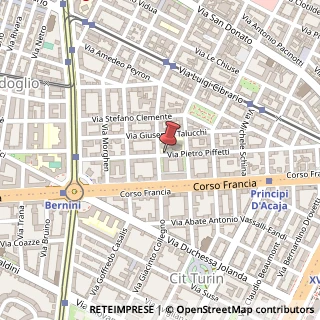 Mappa Via Pietro Piffetti, 33/C, 10143 Torino, Torino (Piemonte)