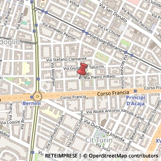 Mappa Via Pietro Piffetti, 33, 10143 Torino, Torino (Piemonte)