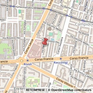 Mappa Via Brione, 16, 10143 Torino, Torino (Piemonte)