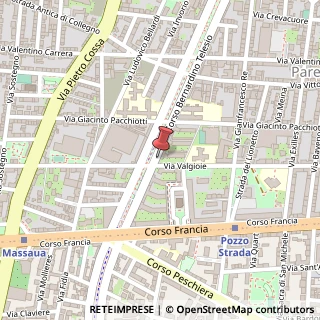 Mappa Corso Bernardino Telesio, 28, 10146 Torino, Torino (Piemonte)