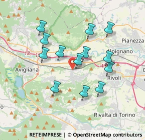 Mappa Via Costa N., 10090 Rosta TO, Italia (3.32154)