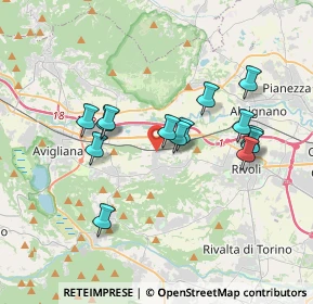 Mappa Via Costa N., 10090 Rosta TO, Italia (3.24929)