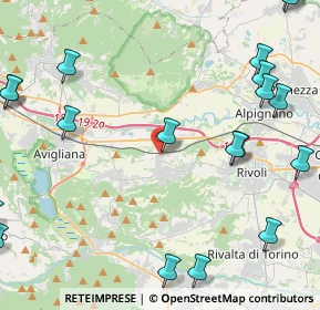 Mappa Via Costa N., 10090 Rosta TO, Italia (6.4375)