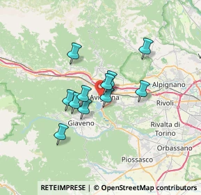 Mappa Via Montebello, 10051 Avigliana TO, Italia (4.90455)