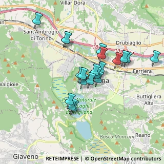 Mappa Via Montebello, 10051 Avigliana TO, Italia (1.5125)