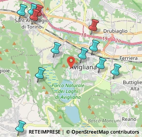 Mappa Via Montebello, 10051 Avigliana TO, Italia (2.48083)
