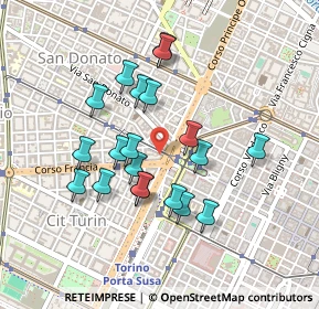Mappa Corso Francia, 10149 Torino TO, Italia (0.3995)