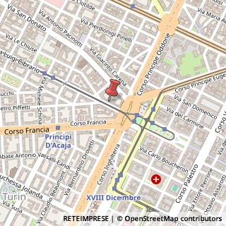 Mappa Via Luigi Cibrario, 6, 10144 Torino, Torino (Piemonte)