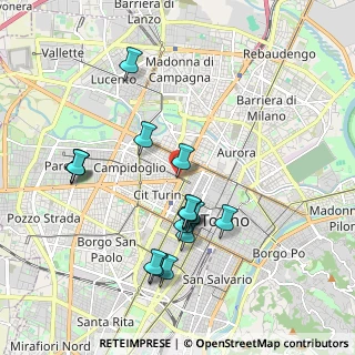Mappa Corso Francia, 10149 Torino TO, Italia (1.8825)