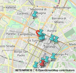 Mappa Corso Francia, 10149 Torino TO, Italia (2.135)