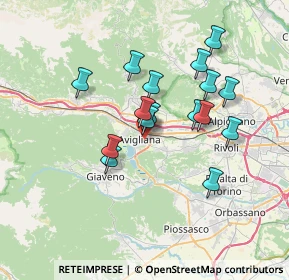 Mappa Via Sant' Sudario, 10051 Avigliana TO, Italia (5.83941)