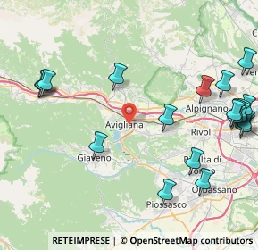 Mappa Via Sant' Sudario, 10051 Avigliana TO, Italia (11.0125)