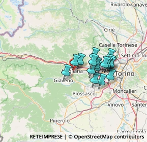 Mappa Via Sant' Sudario, 10051 Avigliana TO, Italia (10.10471)