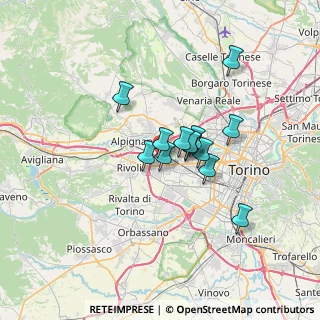 Mappa Via Bussoleno, 10093 Collegno TO, Italia (4.72615)