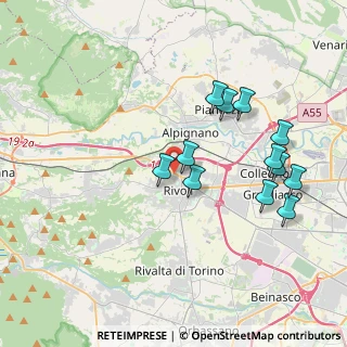 Mappa Via Gioacchino Rossini, 10098 Rivoli TO, Italia (3.8025)