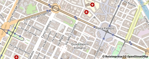 Mappa Turín