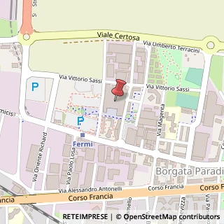 Mappa Piazza Paradiso, 1 - C.C, 10093 Collegno, Torino (Piemonte)