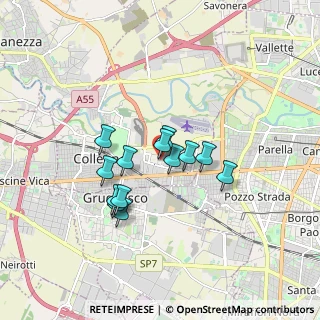 Mappa Piazza Paradiso, 10093 Collegno TO, Italia (1.31462)