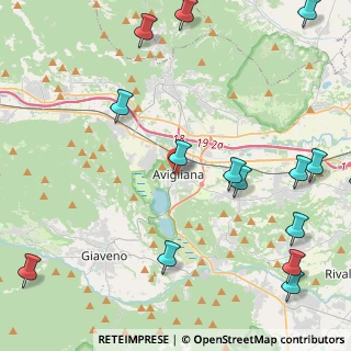 Mappa Via Garibaldi, 10051 Avigliana TO, Italia (6.09667)