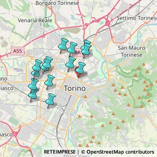 Mappa Via Giovanni Antonio Bazzi, 10152 Torino TO, Italia (3.52571)
