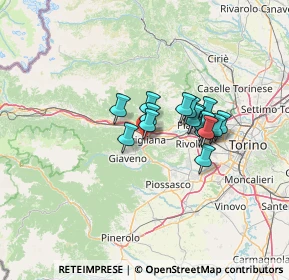 Mappa Piazzale dell'Agricola, 10051 Avigliana TO, Italia (9.22938)