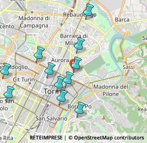 Mappa Corso Regio Parco, 10153 Torino TO, Italia (1.98182)