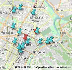 Mappa Corso Regio Parco, 10153 Torino TO, Italia (2.07067)